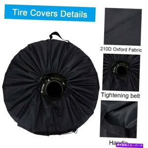 rear wheel tire cover 4PCShIbNXtH[hJ[XyA^CJo[ԗzC[̃^Cی80cm 4pcs Waterproof Oxford Car Spare Tire Cover Vehicle Wheel Tyre Protection 80cm