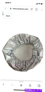 rear wheel tire cover g[[p̃jo[TXyA^CJo[ASUVAgbNzC[̓zC[Śij Universal Spare Tire Cover for Trailer, SUV, Truck Wheel fit Entire Wheel(Black)