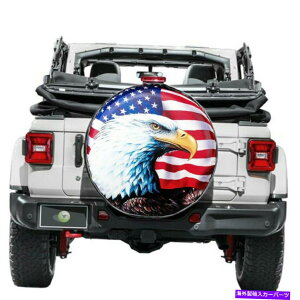 rear wheel tire cover 14 "W[vO[CR-V rav4p̃XyA^CR[o[zC[hC[OUSAtO 14" Spare TireCover Wheel Waterproof Eagle USA Flag For Jeep Wrangler CR-V RAV4
