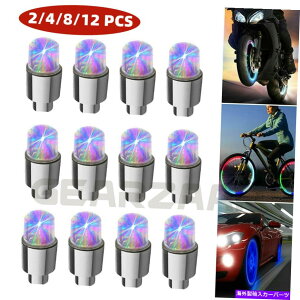 rear wheel tire cover JtȃJ[I[gSUVzC[^C^CGAouXeLEDCgLbvJo[USA Colorful Car Auto SUV Wheel Tire Tyre Air Valve Stem LED Light Caps Cover USA