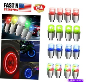 rear wheel tire cover 4xJ[I[gSUVzC[^C^CGAouXeLEDCgLbvJo[ANZT[ 4x Car Auto SUV Wheel Tire Tyre Air Valve Stem LED Light Caps Cover Accessories