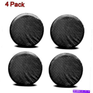 rear wheel tire cover 4PCS�^�C���J�o�[���j�o�[�T���t�B�b�g�^�C�����a26-27�u�u���b�N�^�C���T���X�m�[* 4pcs Tire Covers Universal Fits Tire Diameters 26-27 Black Tire Sun Snow*�y���s�A���i�z