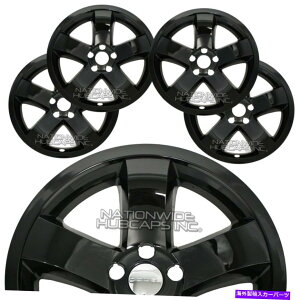 rear wheel tire cover 4�_�b�W�`�������W���[2009-2014�u���b�N18 �z�C�[���X�L���n�u�L���b�v�t�������J�o�[ 4 for Dodge Challenger 2009-2014 Black 18 Wheel Skins Hub Caps Full Rim Covers�y���s�A���i�z