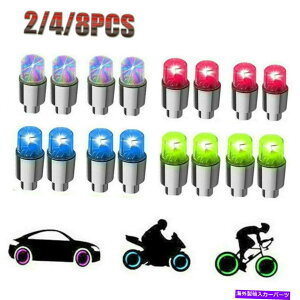 rear wheel tire cover 4/8PCJ[zC[^C^CGAouXelWLEDCgLbvJo[ANZT 4/8PC Car Wheel Tire Tyre Air Valve Stem Screws LED Light Caps Cover Accessories