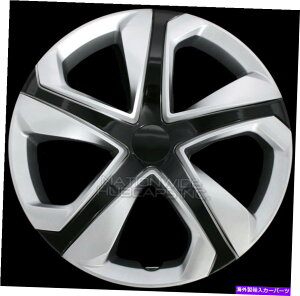 rear wheel tire cover 15 "4Vo[ubNzC[Jo[nuLbṽXibvtBbgR15^CX`[ 15" Set of 4 Silver Black Wheel Covers Snap On Hub Caps fit R15 Tire & Steel Rim