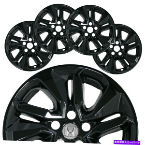 rear wheel tire cover 4�t�B�b�g�z���_�A�R�[�hLX 2018-20�u���b�N17 "�z�C�[���X�L���X�i�b�v�����J�o�[�n�u�L���b�v 4 fit Honda Accord LX 2018-20 Black 17" Wheel Skins Snap On Rim Covers Hub Caps
