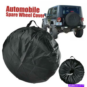 rear wheel tire cover 13-19C`J[SUV^CJo[P[XubNXyA^CzC[Xg[WveN^[obO 13-19inch Car SUV Tire Cover Case Black Spare Tire Wheel Storage Protector Bag