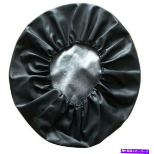 rear wheel tire cover Ԃ̃XyA^CJo[17C`zC[^CveN^[ubNPVCU[h1PCS Car Spare Tire Cover 17in Wheel Tyre Protector Black PVC Leather Waterproof 1Pcs