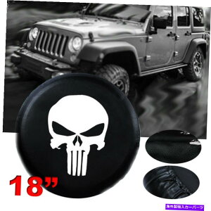 rear wheel tire cover 18 "XJXyAzC[^CJo[W[vO[TCYxxlzC[Jo[ubN 18" Skull Spare Wheel Tire cover For Jeep Wrangler Size XXL Wheelcover Black
