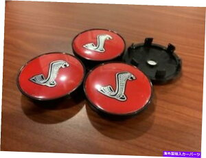 rear wheel tire cover 4 PCS 56mm / 2.25 "tH[hpRu}X^OzC[^CZ^[nuLbvJo[bh 4 Pcs 56mm / 2.25" For Ford Cobra Mustang Wheel Tire Center Hub Caps Cover Red