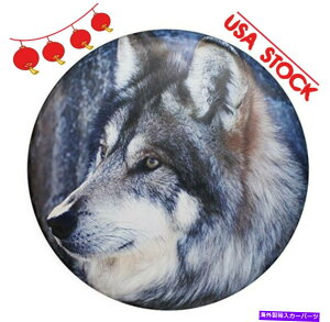 rear wheel tire cover PVCU[XyAzC[Jo[15 "AW[vO[pWFCR-ṼIIJ~_Xgv[t PVC Leather Spare Wheel Cover 15", Wolf Dust-proof For Jeep Wrangler Pajero CR-V