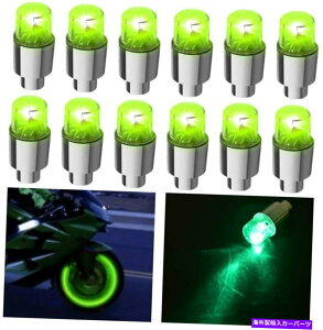 rear wheel tire cover |bvLEDJ[I[gzC[Cg]ԃ^CouXeO[LEDCgLbvJo[Jo[ Pop LED Car Auto Wheel Lights Bike Tire Valve Stem Green LED Light Caps Cover US