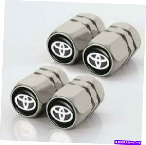 rear wheel tire cover 4PCg^J[SUVgbNI[gzC[^CGAouXeKO[_XgJo[Lbv 4pc Toyota Car SUV Truck Auto Wheel Tire Air Valve Stem GUN GREY Dust Cover Caps