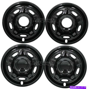 rear wheel tire cover 10-21�t�H�[�hF250 F350 XL�X�[�p�[�f���[�e�B4x4 17 �u���b�N�z�C�[���X�L�������J�o�[�n�u�L���b�v 10-21 Ford F250 F350 XL Super Duty 4x4 17 Black Wheel Skins Rim Covers Hub Caps�y���s�A���i�z
