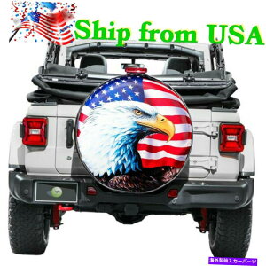 rear wheel tire cover XyA^CzC[Jo[14C`̖hC[Ojo[TW[vSUVoeB[gbN Spare Tire Wheel Cover 14" Waterproof Eagle Universal For Jeep SUV Liberty Truck