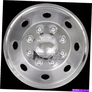 rear wheel tire cover 1 16 "ステンレススチールトラックバントレーラーデュアルホイールシミュレーターリムハブキャップカバー 1 16" Stainless Steel Truck Van Trailer Dual Wheel Simulators Rim Hub Cap Covers