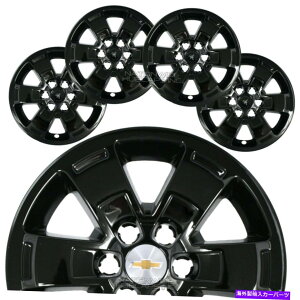 rear wheel tire cover 4�V�{���[�R�����hWT 2015-20�u���b�N16 �z�C�[���X�L���n�u�L���b�v���������J�o�[ 4 for Chevy Colorado WT 2015-20 Black 16 Wheel Skins Hub Caps Alloy Rim Covers�y���s�A���i�z