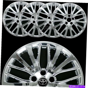 rear wheel tire cover 4tBbg2018-2019g^JXLE 18 "NzC[XLtJo[nuLbv 4 fit 2018-2019 Toyota Camry XLE 18" Chrome Wheel Skins Full Rim Covers Hub Caps