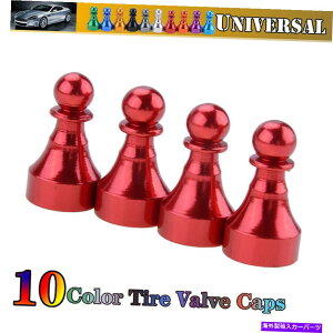 rear wheel tire cover 4 PCSJ[^CbhzC[GA|[g_XgJo[gx`ouXeLbvč 4 pcs Car Tire Tyre Red Wheel Air Port Dust Cover Trim Ventil Valve Stem Caps US