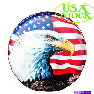 rear wheel tire cover W[vO[g[[CR-VXyA^CJo[14zC[̖hpbhV for Jeep Wrangler Trailer CR-V Spare Tire Cover 14 in Wheel Waterproof Pad Eagle