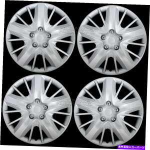 rear wheel tire cover 4 18C`tzC[Jo[nuLbvR18^CnutBbgX`[ Set of 4 18" Silver Full Wheel Covers Hub Caps R18 Tire Rim Hubs fit Steel Rims