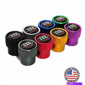 rear wheel tire cover AEfBS̃X|[cEhJ[SUVzC[^CGAouLbvXe_XgJo[ For Audi Logo Sport Roundel Car SUV Wheels Tire Air Valve Caps Stem Dust Cover