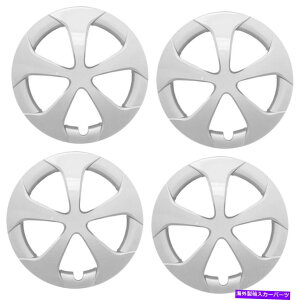 rear wheel tire cover 4 15 "zC[Jo[nuLbv2010-2015̃nuR15̃tXibv 4 15" Wheel Covers Hub Caps Full Snap on Rim Hubs R15 for 2010-2015 Toyota Prius