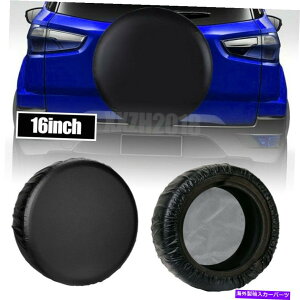 rear wheel tire cover jo[T16C`XyA^CJo[PUU[g[[ɓKRVJ[gbNzC[ Universal 16inch Spare Tire Cover PU Leather Fit for Trailer RV Car Truck Wheel
