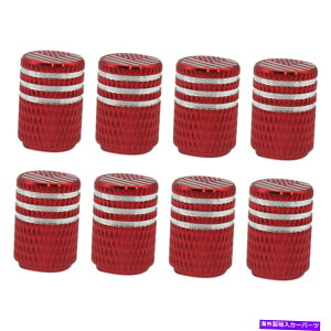 rear wheel tire cover 8PCSzC[^CouLbvXeJo[]ԎԃgbNɓK 8pcs Wheel Tire Valve Cap Stem Cover Fit For Bike Car Trucks American Flag Red