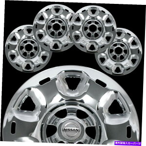 rear wheel tire cover 4�t�B�b�g���Y�^�C�^��XD 2016-2021�N����17 �z�C�[���X�L���n�u�L���b�v���������J�o�[ 4 fit Nissan Titan XD 2016-2021 Chrome 17 Wheel Skins Hub Caps Alloy Rim Covers�y���s�A���i�z
