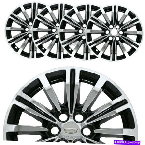 rear wheel tire cover LfbNXT5 2017-19NubN18 "zC[XLnuLbvJo[ fits Cadillac XT5 2017-19 Chrome Black 18" Wheel Skins Hub Caps Alloy Rim Covers
