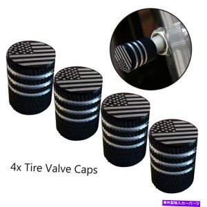 rear wheel tire cover 4xAJtbO^CṽzC[^CouLbvXeXeJo[ubNpԃANZT[ 4x American Flag Type Wheel Tire Valve Cap Stem Cover Black For Car Accessories