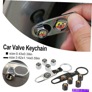 rear wheel tire cover 1ZbgJ[^CouLbvzC[XeAEfBp̃`L[`F[tGAJo[ 1set Car Tire Valve Caps Wheels Stems Air Cover with Wrench Key Chain For Audi