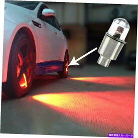 rear wheel tire cover 4PCSカーSUVホイールタイヤエアバルブステムLEDライトキャップカバーカーアクセサリー 4Pcs Car SUV Wheel Tyre Tire Air Valve Stem LED Light Caps Cover Car Accessories