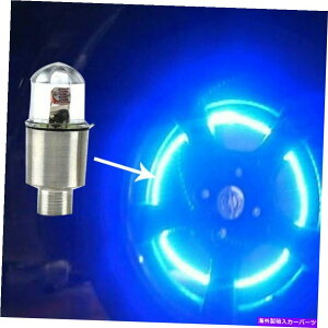 rear wheel tire cover 4xJ[I[gzC[^CGAouXeLEDCgLbvJo[ANZT[u[J[ 4x Car Auto Wheel Tire Air Valve Stem LED Light Cap Cover Accessory Blue Color
