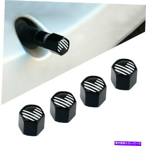 rear wheel tire cover 4*AJ̊ԗփ^CouLbvXeJo[J[I[gp[c̕ՓI 4* American Flag Wheel Tire Valve Cap Stem Cover For Car Auto Parts Universal