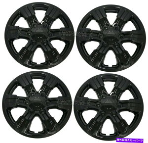 rear wheel tire cover 4 2018-2021�t�H�[�h�����W���[XL�u���b�N16 �n�u�L���b�v�X�i�b�v�X�i�b�v�����J�o�[ 4 for 2018-2021 Ford Ranger XL Black 16 Hub Caps Snap On Wheel Skins Rim Covers�y���s�A���i�z