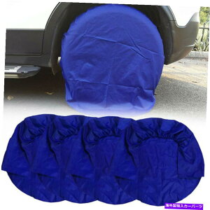 rear wheel tire cover 4PCS 32�C���`�J�[�z�C�[���^�C���^�C���J�o�[�I�b�N�X�t�H�[�h�h�����Ă��~�߃v���e�N�^�[ 4PCS 32in Car Spare Wheel Tire Tyre Cover Oxford Waterproof Sunscreen Protector�y���s�A���i�z