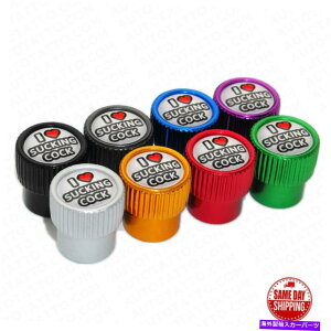 rear wheel tire cover �����������̓R�b�N�J�[�z�C�[���^�C���G�A�o���u�L���b�v�X�e���_�X�g�J�o�[�M�t�g���z���̂���D���ł� Funny I Love Sucking Cock Car Wheels Tire Air Valve Caps Stem Dust Cover Gift