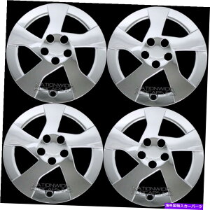 rear wheel tire cover 4V2010-2015g^vEX15 "NzC[́AnuLbvŃtXibvJo[Ă܂ 4 New 2010-2015 Toyota Prius 15" Chrome Wheel Covers Full Rim Snap on Hub Caps