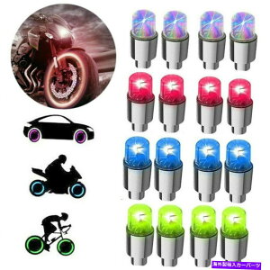 rear wheel tire cover 4/8PCJ[zC[^C^CGAouXelWLEDCgLbvJo[ANZT 4/8PC Car Wheel Tire Tyre Air Valve Stem Screws LED Light Caps Cover Accessories