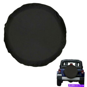 rear wheel tire cover ԂSUVANZT[ɃtBbg鍕XyA^CJo[17C`TCỸzC[^CJo[ Black Spare Tire Cover Fit For Car SUV Accessories 17inch Size Wheel Tire Cover