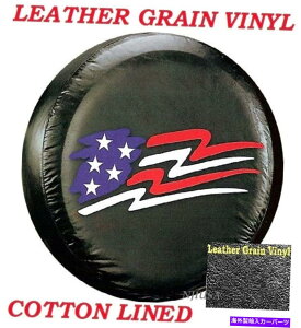 rear wheel tire cover HONDA CRV US Flagp̗ntrj[XyAzC[^C\tgJo[veN^[27 " LINED VINYL Spare Wheel Tire Soft Cover Protector 27" for Honda CRV US Flag