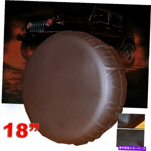 rear wheel tire cover 18 "uEU[XyA^C^CJo[xxl for jeep wrangler jk 18C`zC[ 18" Brown Leather Spare Tyre Tire Cover XXL For Jeep Wrangler JK 18 inch wheel