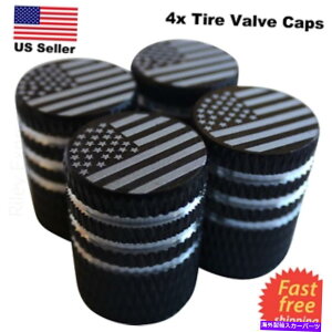 rear wheel tire cover 4xzC[^CouLbvXe]ԁAԁAgbNAJubN 4x Wheel Tire Valve Cap Stem Cover For Bike, Car, Trucks American Flag BLACK