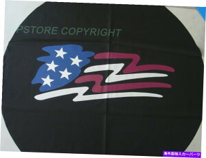 rear wheel tire cover 16 "XyAzC[^CJo[W[voeBO[TCYl̃AJ̊ 16" BLACK SPARE WHEEL TIRE COVER American Flag For Jeep Liberty Wrangler size L