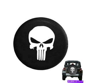 rear wheel tire cover 14 '' 15 '' 16 '' 17 �X�y�A�z�C�[���^�C���J�o�[�X�J���J�o�[���ׂĂ̎�PE���U�[ 14'' 15'' 16'' 17 Spare Wheel Tire Cover Skull Universal For All Car PU Leather�y���s�A���i�z