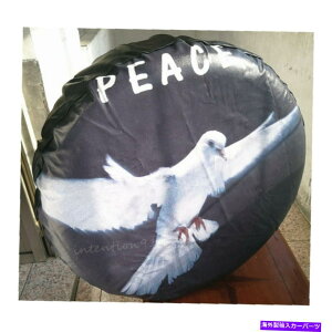 rear wheel tire cover �W�[�v�g���^29 30 31 �̂��߂�3D���a���̂���V�����X�y�A�^�C���z�C�[���\�t�g�J�o�[ New Spare Tire Wheel Soft Cover With 3D Peace dove For Jeep Toyota 29 30 31�y���s�A���i�z