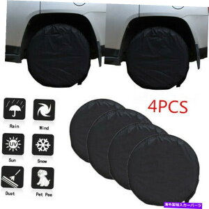 rear wheel tire cover �h���z�C�[���^�C���J�o�[�g���b�N�J�[�p�̃Z�b�g�v���e�N�^�[25 -28 Waterproof Wheel Tire Covers Set Protector 25- 28 For Truck Car RV Trailer SUV�y���s�A���i�z