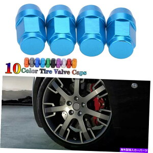 rear wheel tire cover 4PCSeۃzC[^CouXeGA_XgJo[˂LbvJ[gbNoCNlCr[ 4PCS Bullet Wheel Tire Valve Stem Air Dust Cover Screw Caps Car Truck Bike Navy